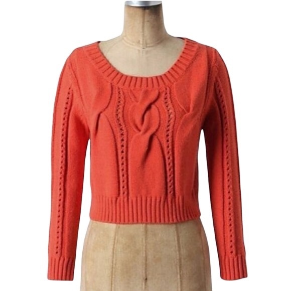 Anthropologie Sweaters - Anthropologie Far away from close cozy cropped sweater